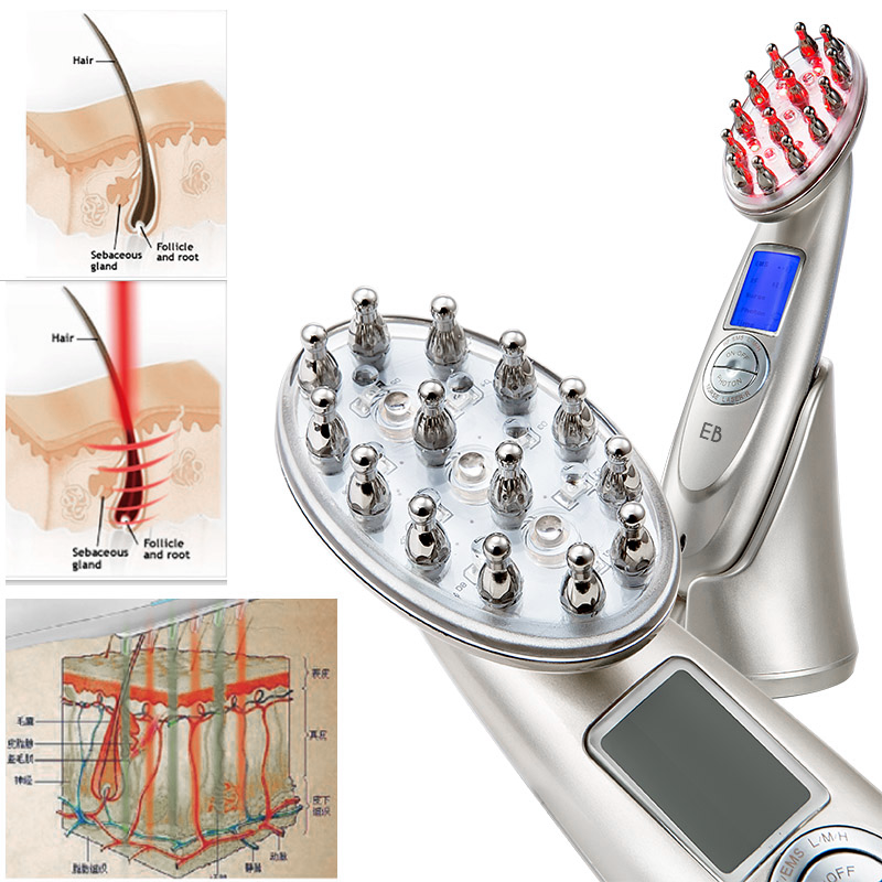 Electric Scalp Massage Comb with Infrared